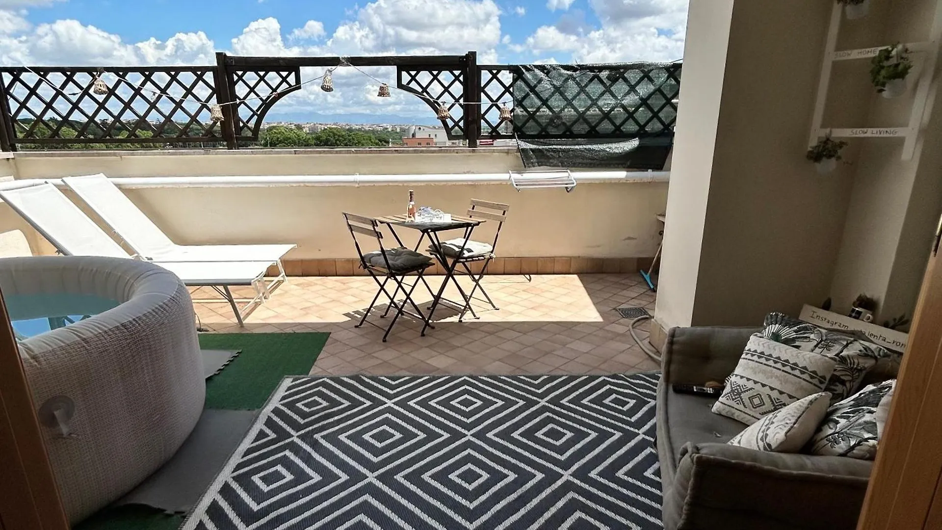 Affittacamere Vita Lenta Terrazza Roma Garbatella Italia