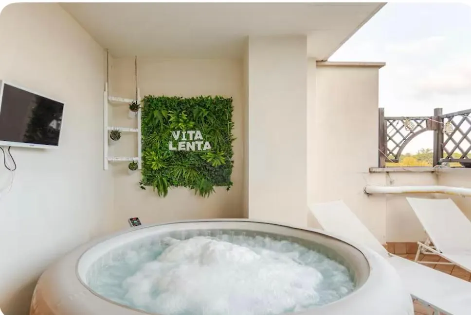 Vita Lenta Terrazza Roma Garbatella Itálie